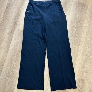 Mango navy blue trousers